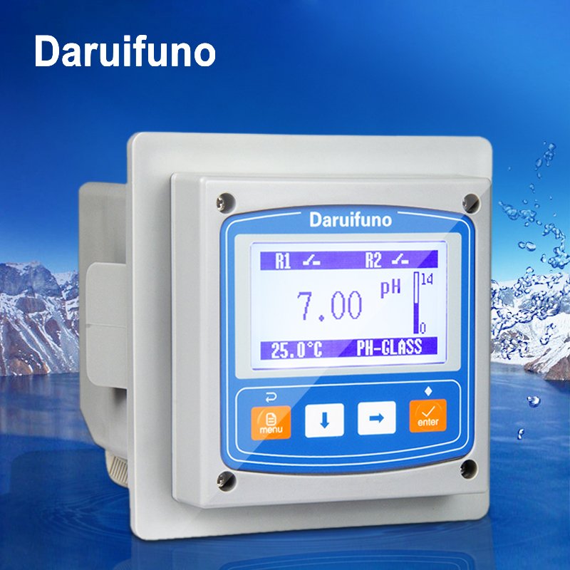 Automatic Dosing pH Controller Up and Down pH Meter Inline