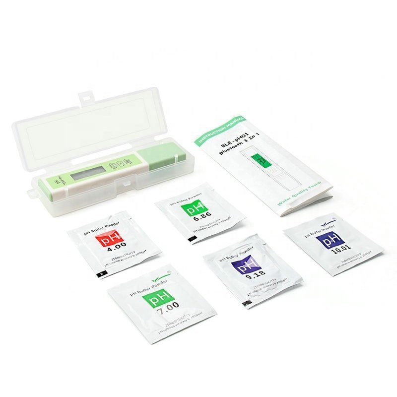Newest Smart Blue tooth PH/Temperature /Humidity Tester 3 in 1 PH Meter Powered by Mobile App