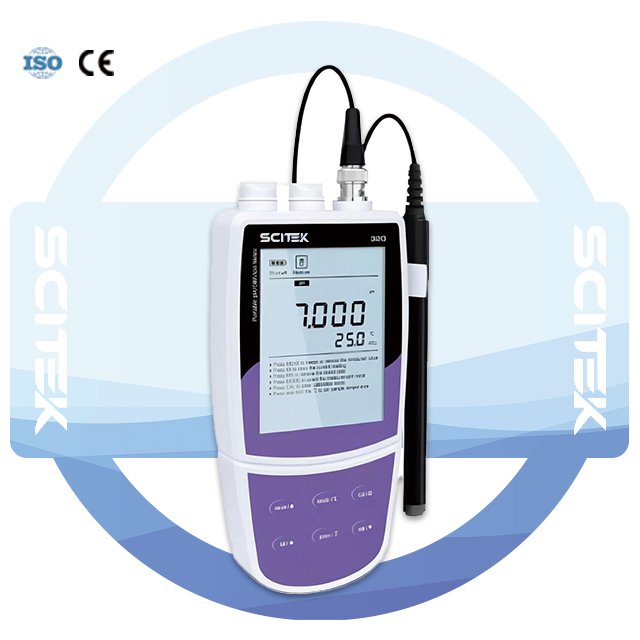SCITEK Portable Ion Meter pH, ions, mV/ORP for liquid or semi-solid materials