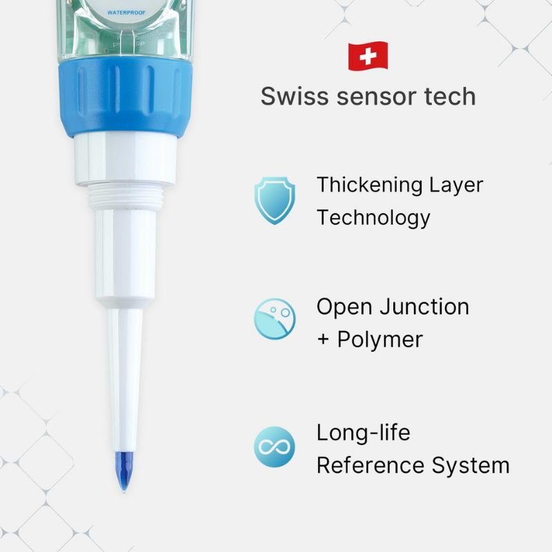 Smart Spear pH Tester Kit For Food And Solid Sampling pH Bluetooth Wireless Data Storage pH Meter With Mobile App