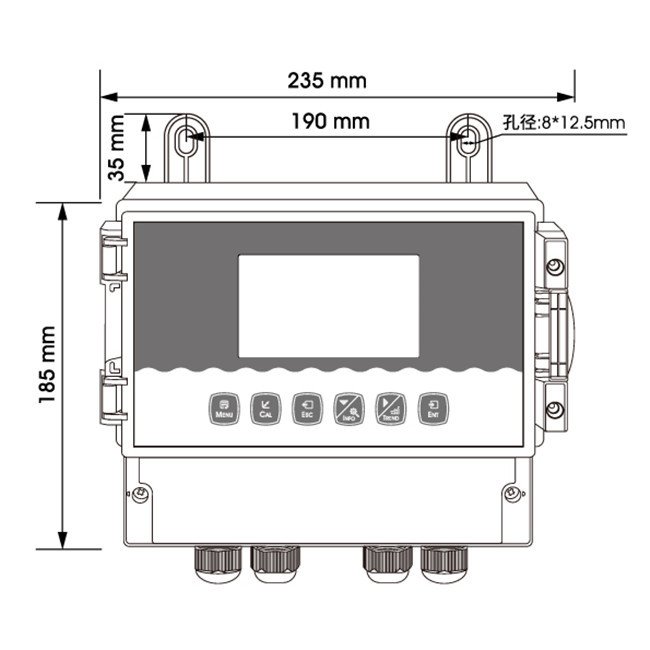 Multi-parameter Water Quality Monitor pH MLSS DO TDS FCL