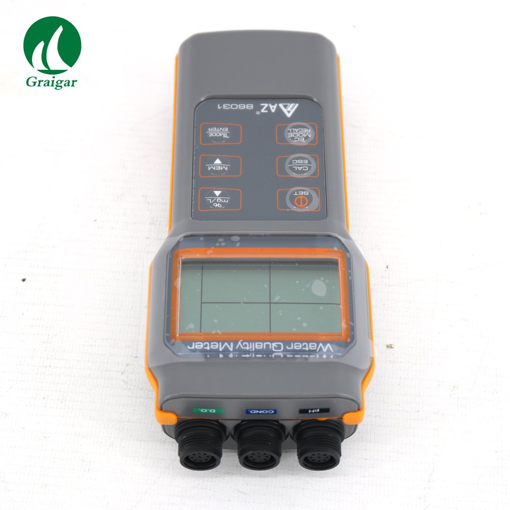 Upgrade AZ86031 Water Quality Meter PH Meter Conductivity or Salinity or TDS Dissolved Oxygen and Temperature