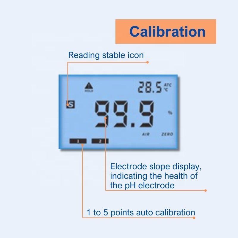 Low Cost Laboratory pH Meter Kit Include pH Sensor With Data Hold ATC Function CE Certified Can Be Used As Portable pH Analyzer