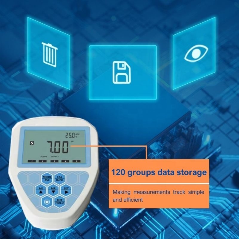 Low Cost Laboratory pH Meter Kit Include pH Sensor With Data Hold ATC Function CE Certified Can Be Used As Portable pH Analyzer