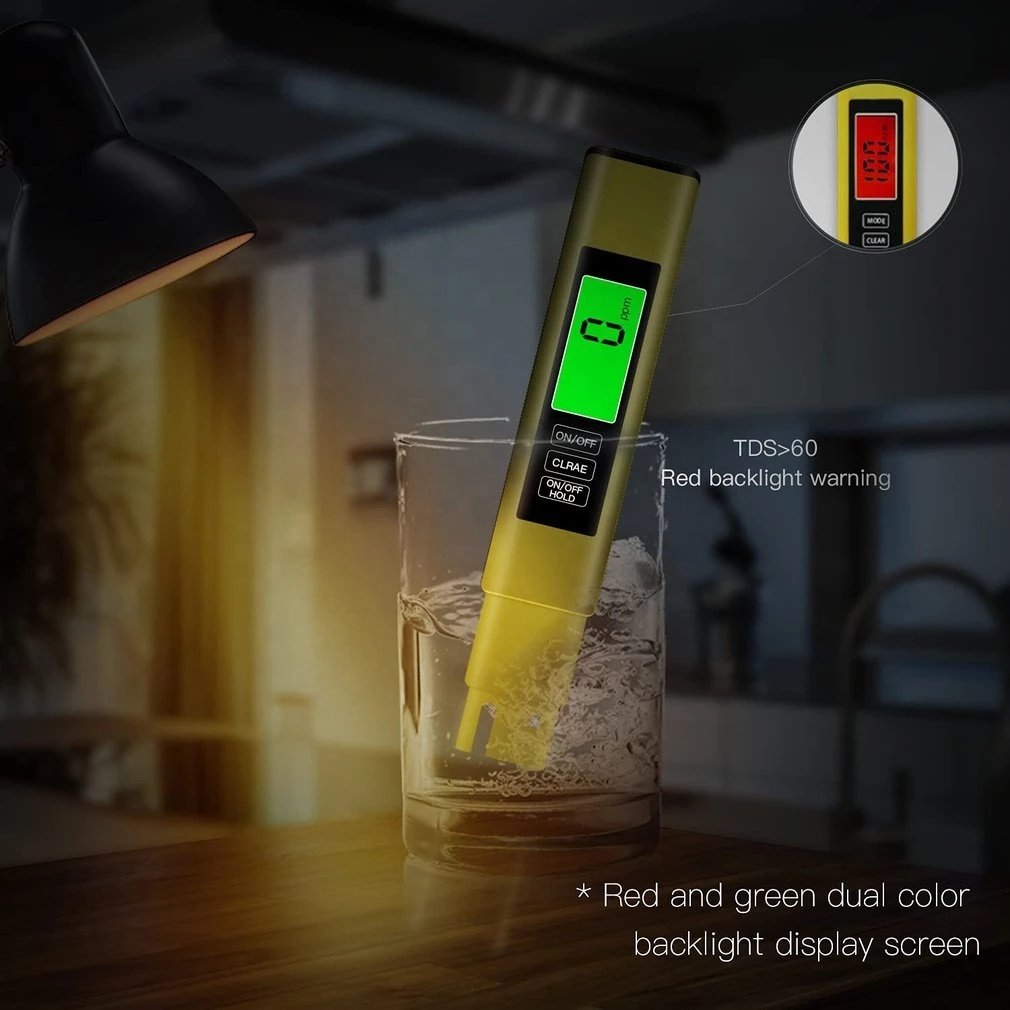 PH meter high precision 0.01 LCD test pen PH value aquarium water quality detector PH meter tester aquarium With backlight