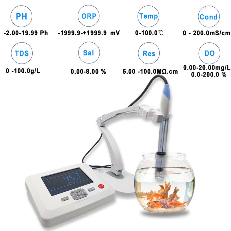 PH100 Professional Digital PH Tester Acidity Water pH Meter Water Quality Tester
