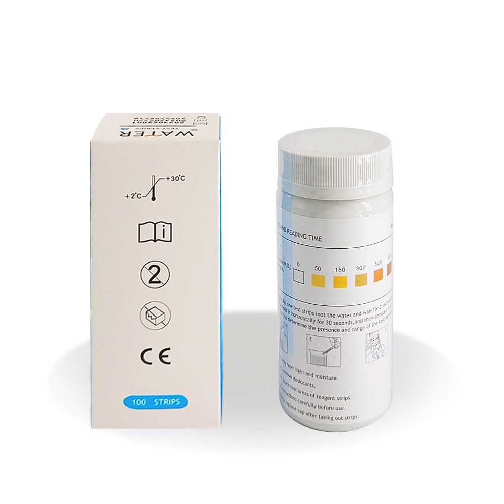 Caped Hydrogen peroxide 0-1000 Water Test Strips test kit machine fast and accurate factory supply high quality rapid test