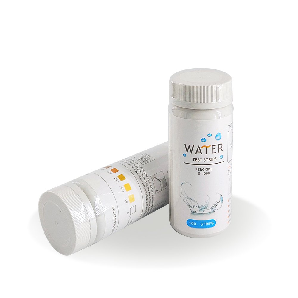 Caped Hydrogen peroxide 0-1000 Water Test Strips test kit machine fast and accurate factory supply high quality rapid test
