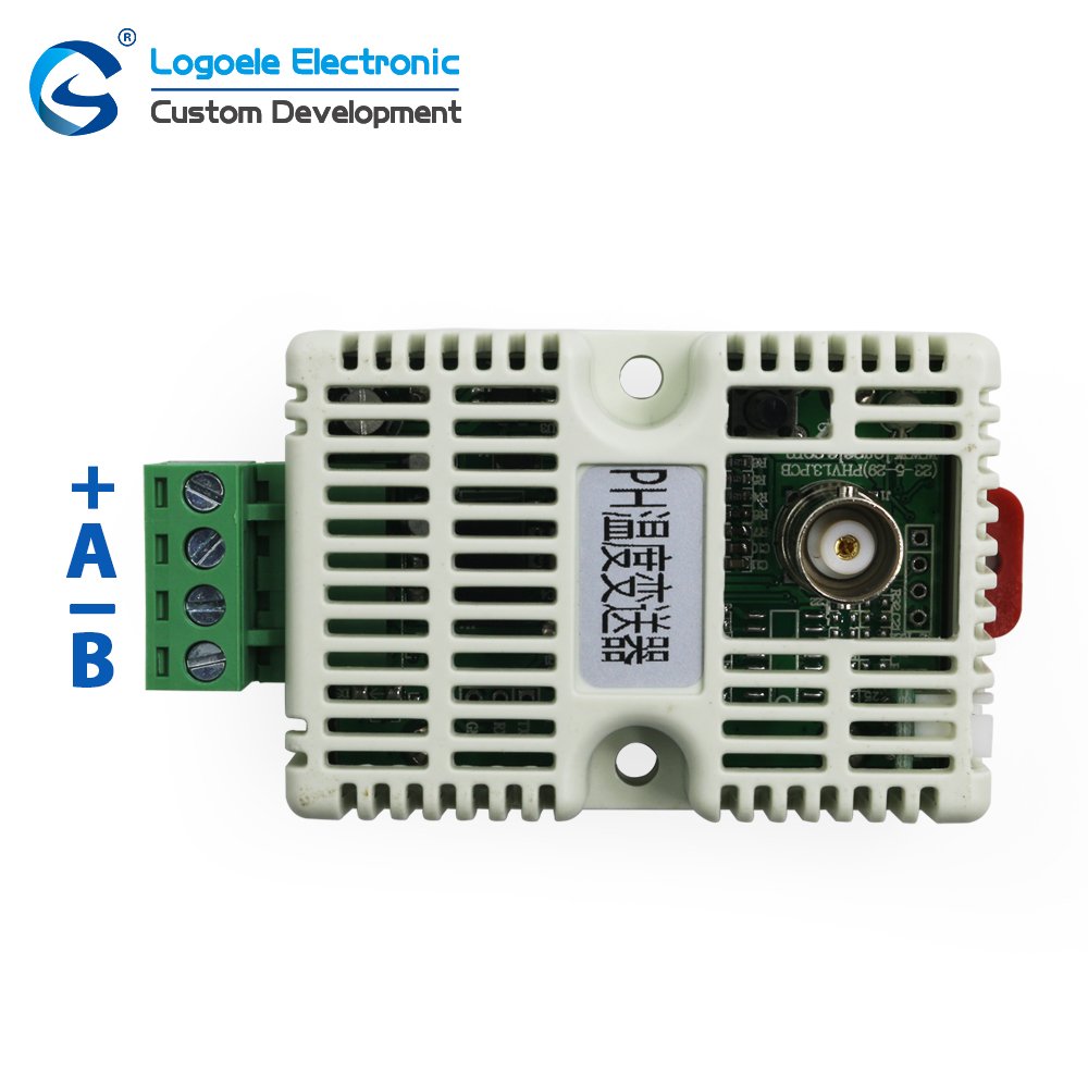 RS485 4-20mA 0-5V 0-10V Liquid Electrode Water PH Meter Laboratory With Temperature