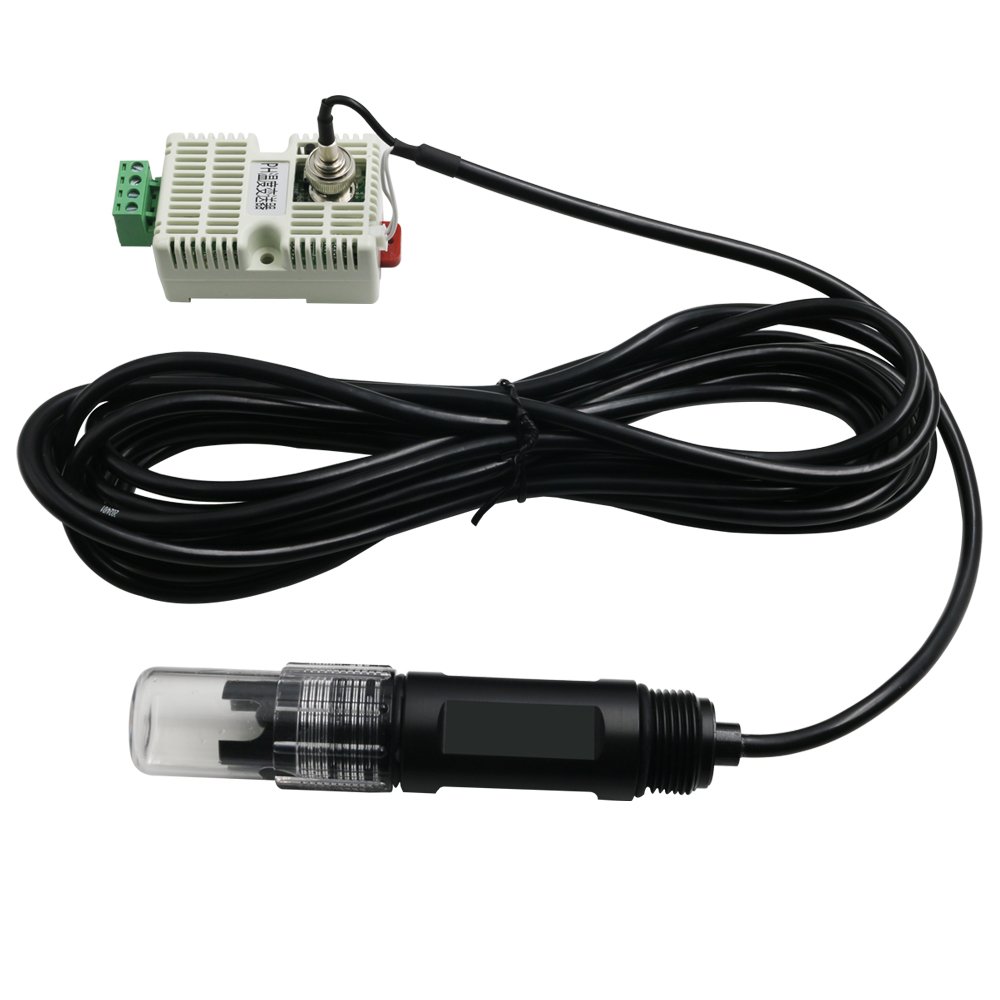 RS485 4-20mA 0-5V 0-10V Liquid Electrode Water PH Meter Laboratory With Temperature