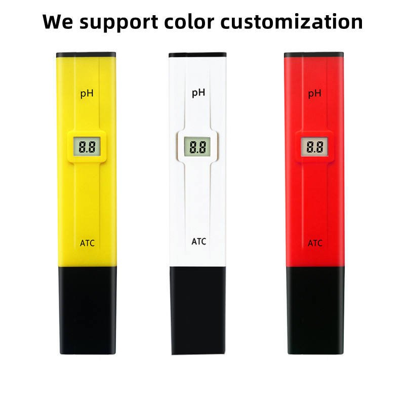 Pocket Pen Type PH Meter Analyzer Portable LCD Display Digital 0.0-14.0 PH PH Tester