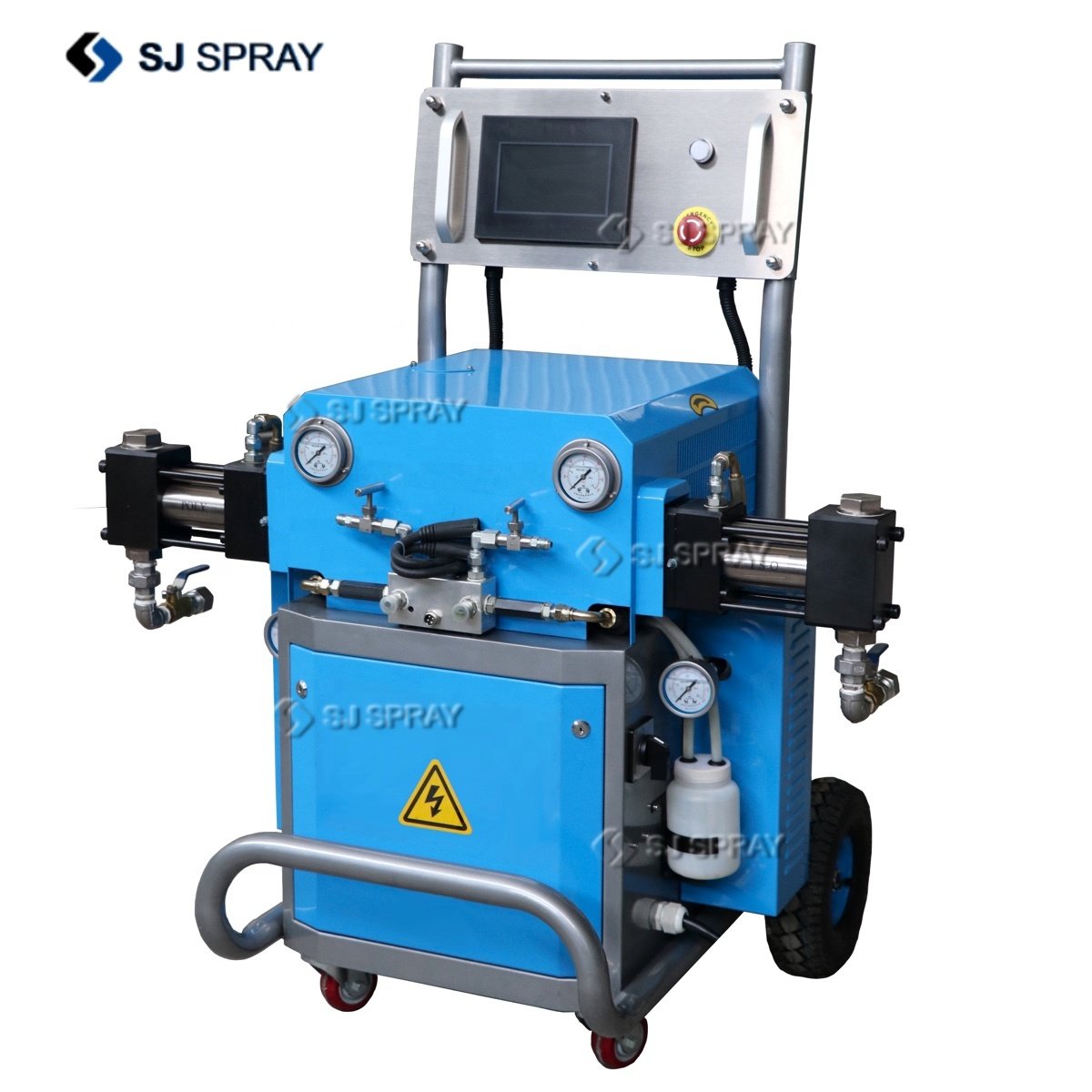 Polyurethane polyurea spraying foaming machine for waterproof, thermal insulation and anticorrosive refrigerator FD-211A1