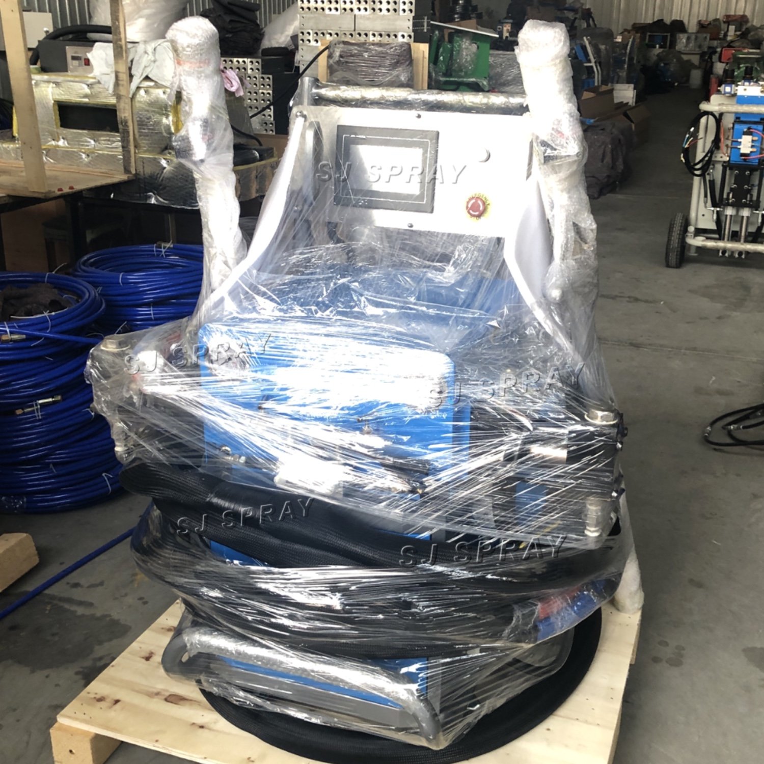 Polyurethane polyurea spraying foaming machine for waterproof, thermal insulation and anticorrosive refrigerator FD-211A1