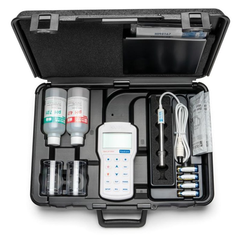 HANNA HI98167 Professional Portable Beer pH Meter Quick Connect Din Connector