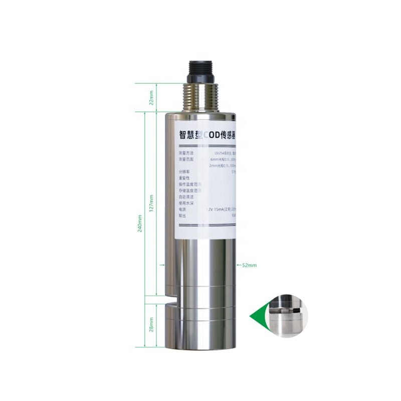 Water Sensor Supplier Online Water Analyzer RS-485 MODBUS 4...20mA COD Sensor for Sweage Water Test