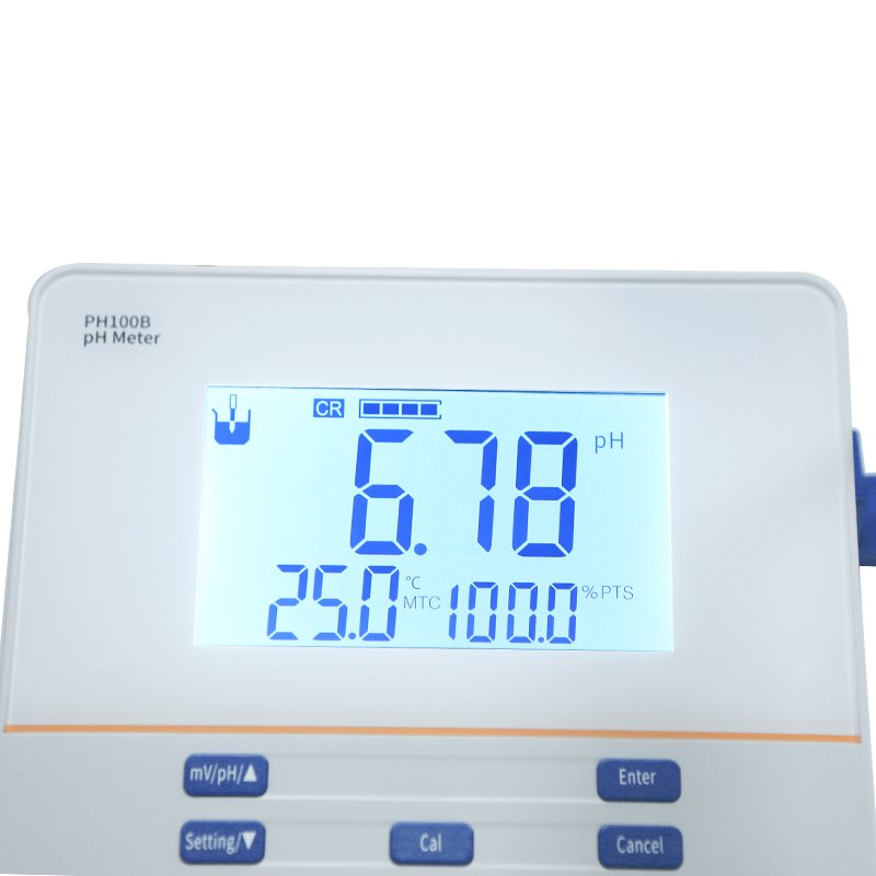 LCD High Quality IP54 Waterproof Table Top Lab PH100B PH Meter Digital PH Meter In Best Price