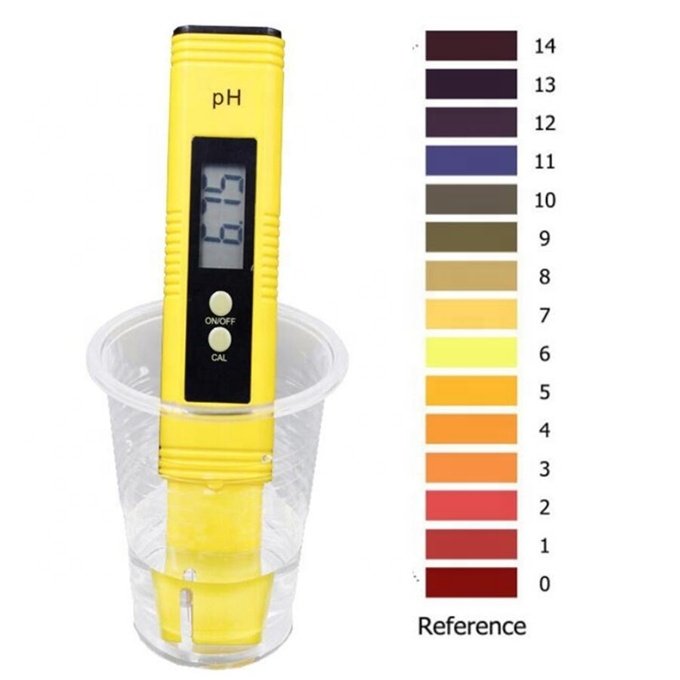 0.01 Digital PH Meter Tester for Water Quality Food Aquarium Pool Hydroponics PH Tester Large LCD Display