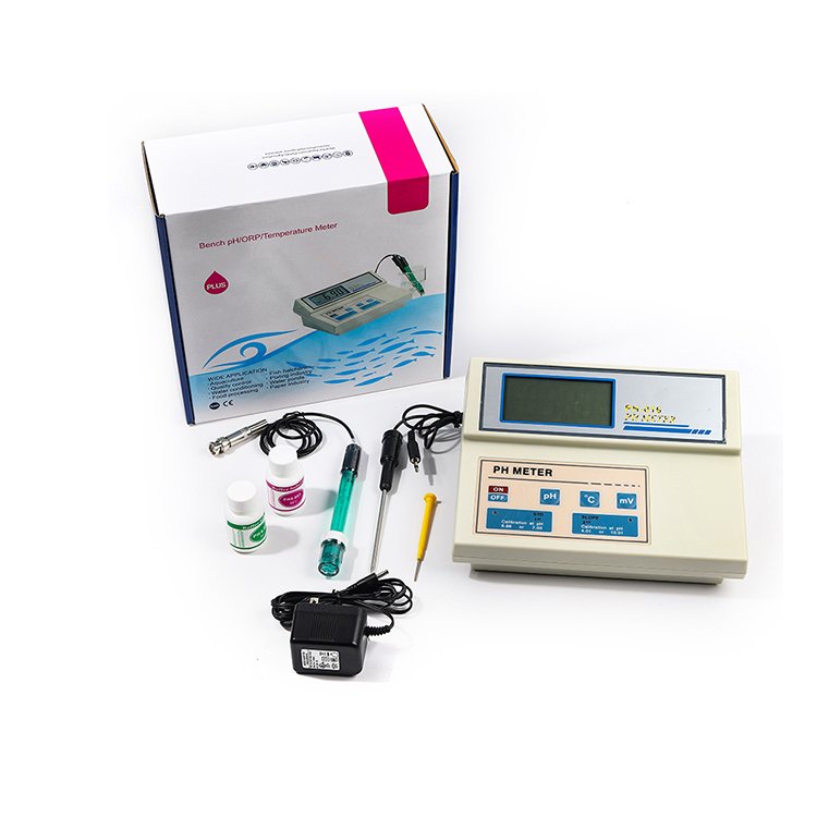 High Accurate Cheap Bench-top Digital pH Meter (PH/ORP/Temp) LCD display 3 in 1 ph tester