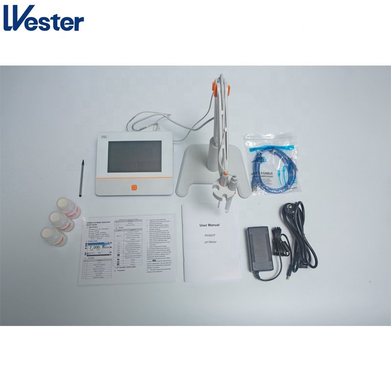 Manufacturers price medical lab desktop benchtop ph test meter for water bench waterproof digital ph meter laboratory