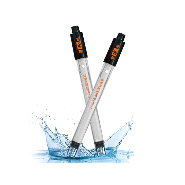 E-301G pH Combination electrode(30K) with temperature Custom connectors For sticky samples ph compound electrode probe sensor