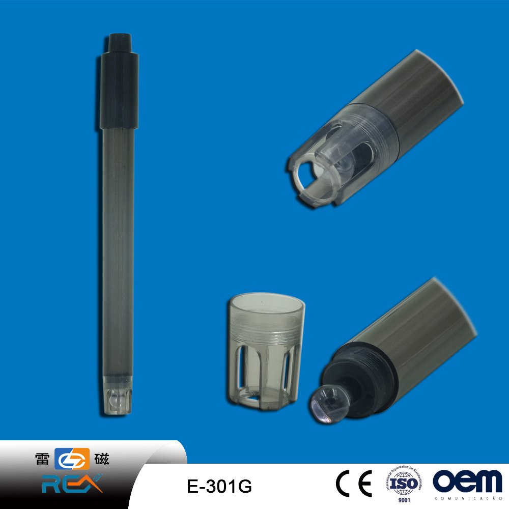 E-301G pH Combination electrode(30K) with temperature Custom connectors For sticky samples ph compound electrode probe sensor