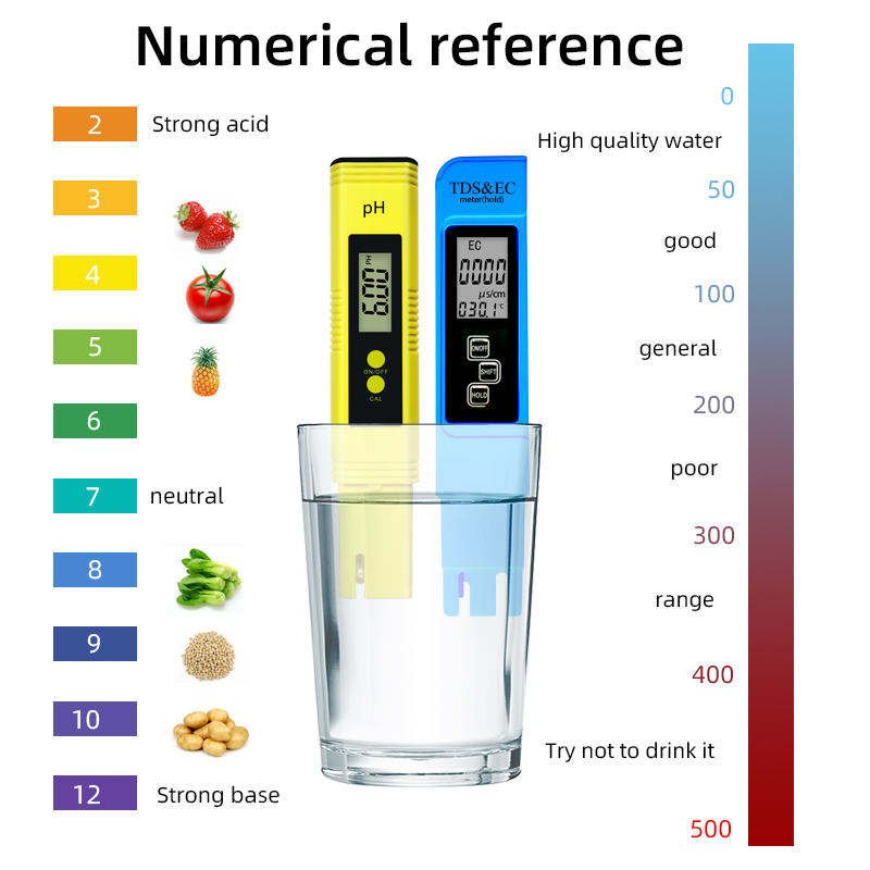 New 3-in-1 TDS EC Temperature Meter PH And TDS Meter Combo 0.01ph High Accuracy Pen Type PH Meter Readout Accuracy
