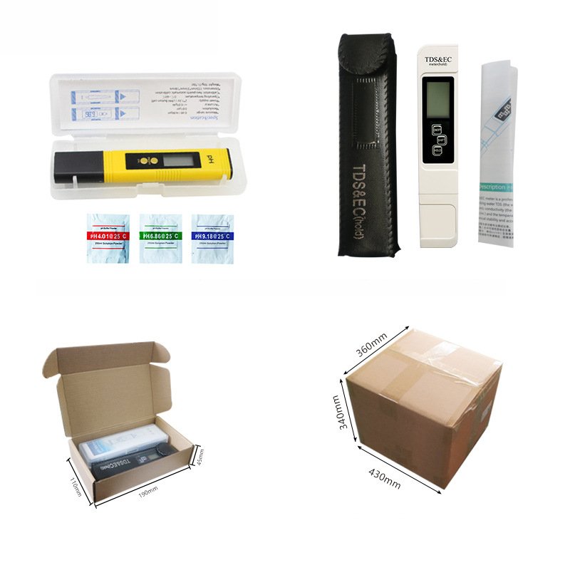 New 3-in-1 TDS EC Temperature Meter PH And TDS Meter Combo 0.01ph High Accuracy Pen Type PH Meter Readout Accuracy