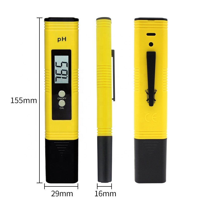 0 to 14.00 ph measuring range portable pocket size digital ph meter / tester for drinking water, pool and aquarium