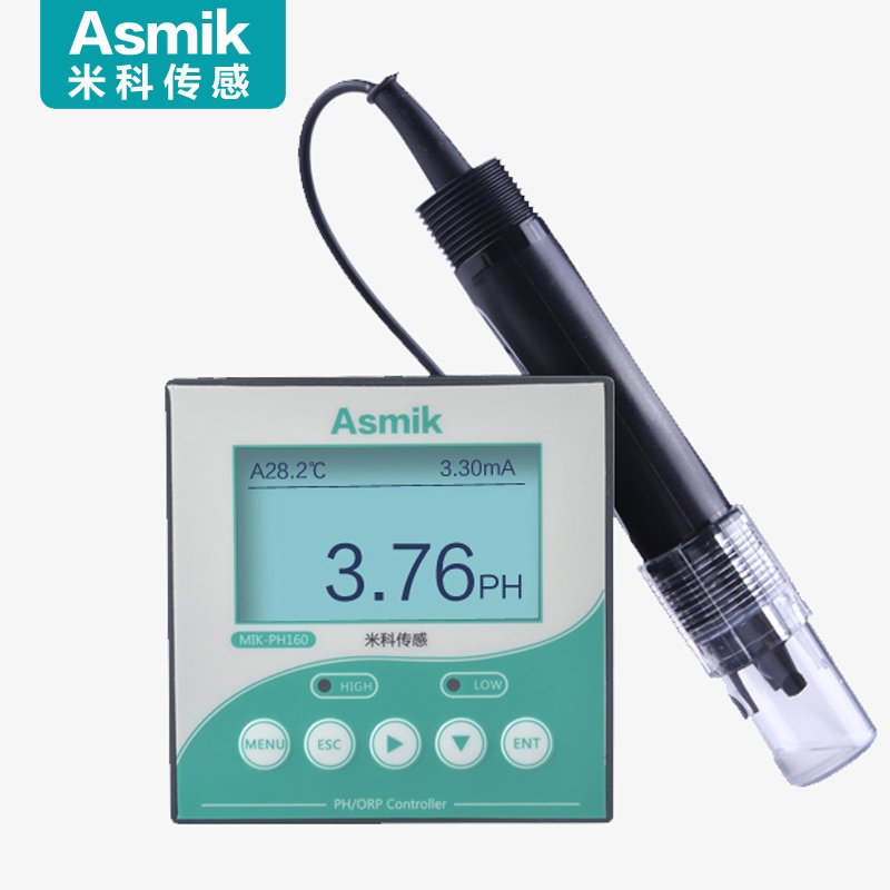 Factory Directly control ph ec continuous inline conductivity ph meter for fish farming