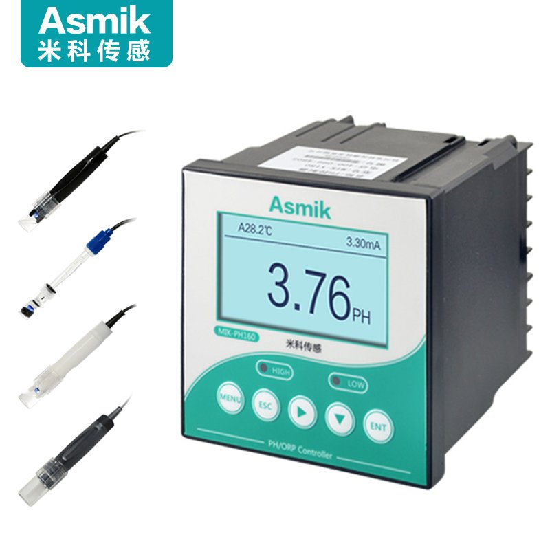 Factory Directly control ph ec continuous inline conductivity ph meter for fish farming