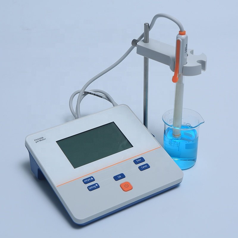Benchtop pH Meter 0 to 14 pH Digital pH Meter PH100B