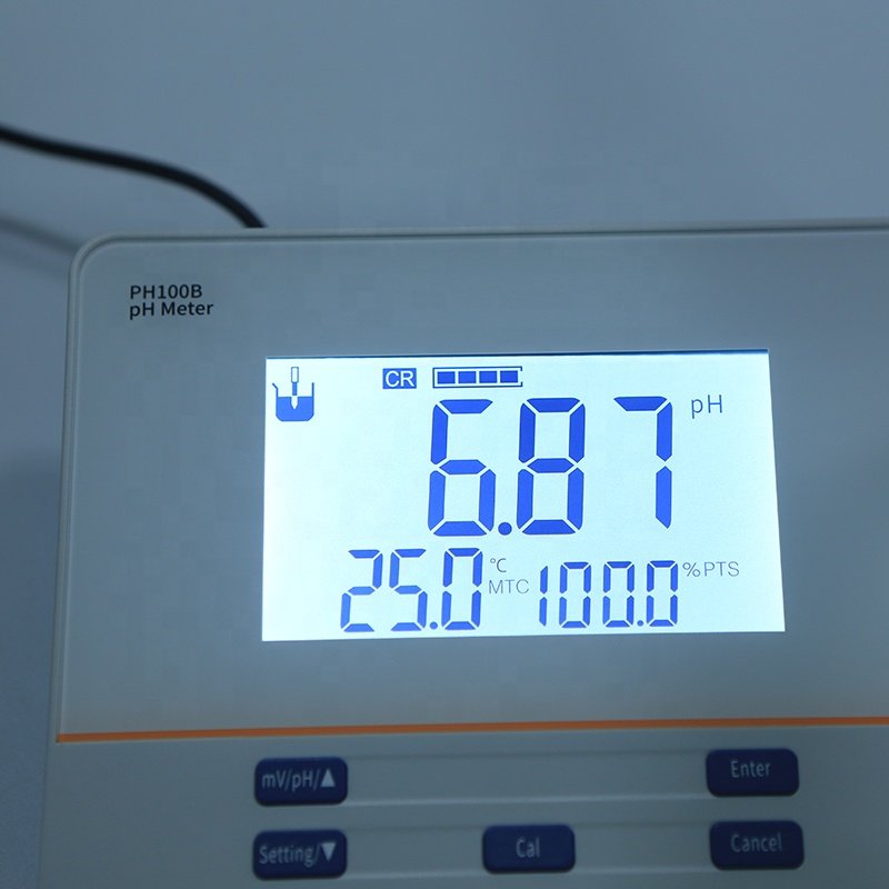 Benchtop pH Meter 0 to 14 pH Digital pH Meter PH100B