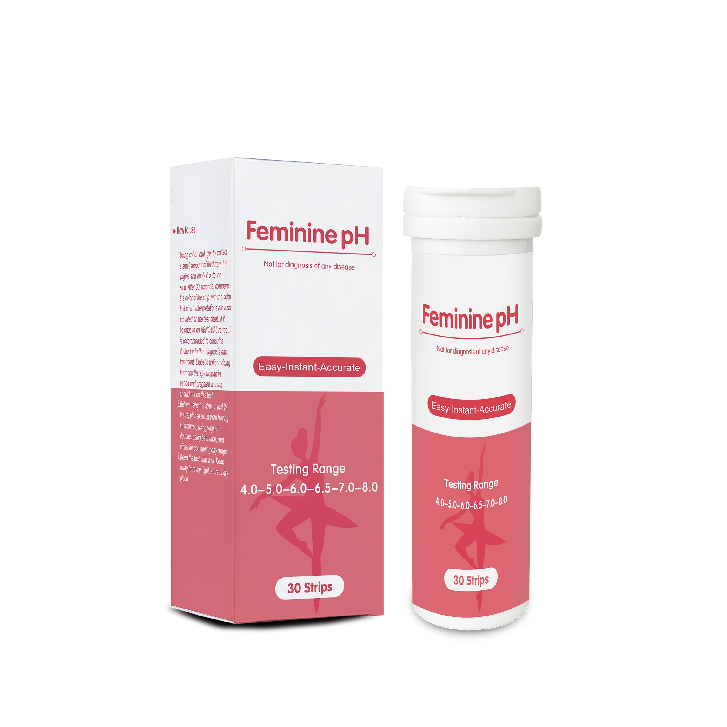 Feminine Vaginal Self Test strip PH Test Strips Balance Feminine Vagina PH Gynecological Health 50pcs