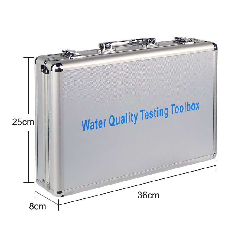 Latest design swimming pool aquarium water test kit with active water reagent ph meter/Freshwater aquaculture testing