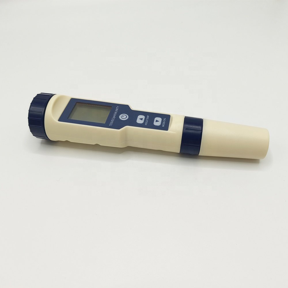 Pool Drinking Water Aquariums Digital Water Quality Monitor Meter 5 in 1 TDS/EC/PH/Salinity/Temperature Tester Pen