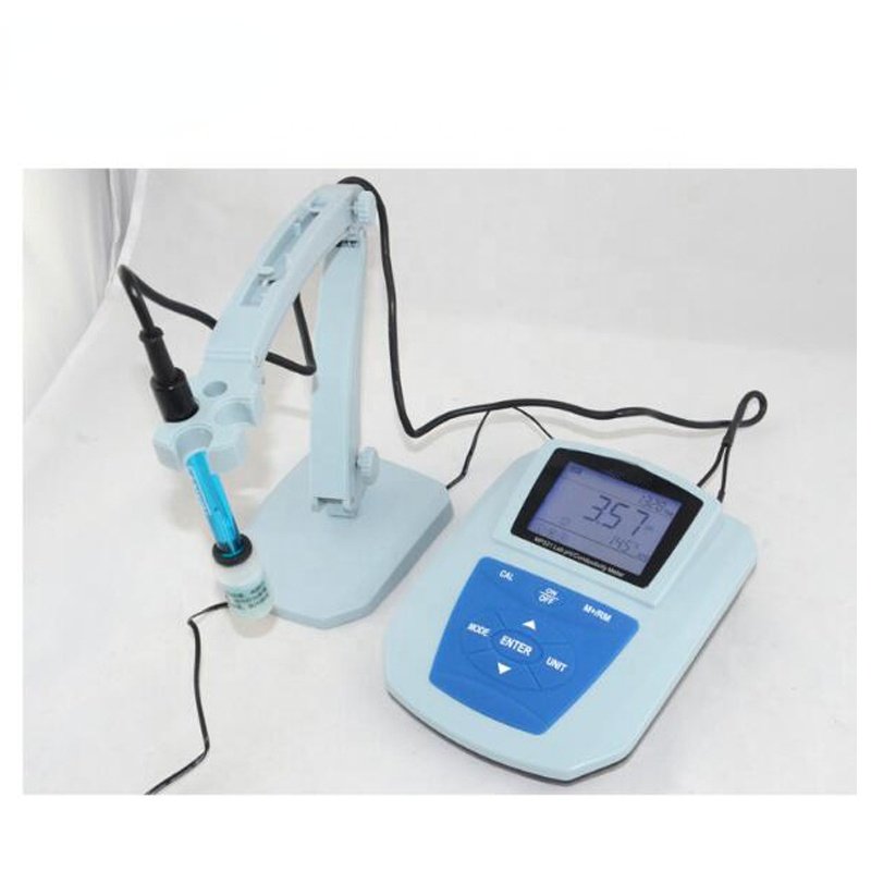 pH + Conductivity Double-Parameter measurement meter MP521 Lab pH Conductivity Meter