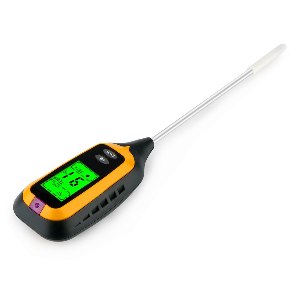 4 IN 1 Digital PH Meter Soil Moisture Monitor Tester For Gardening Plants Farming