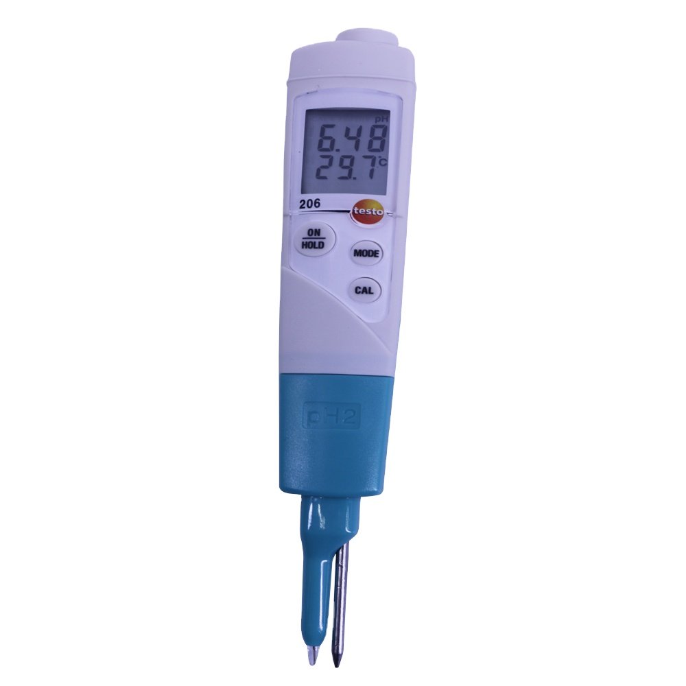 Testo206-pH2 pH Meter for Semi-Solid Media Temperature Meter