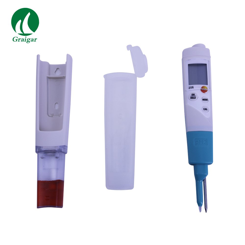 Testo206-pH2 pH Meter for Semi-Solid Media Temperature Meter