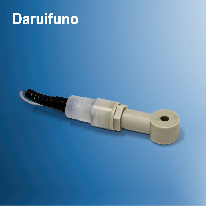 Strong Acid or Alkali Online Inductive Conductivity Sensor Probe with Temperature Sensor
