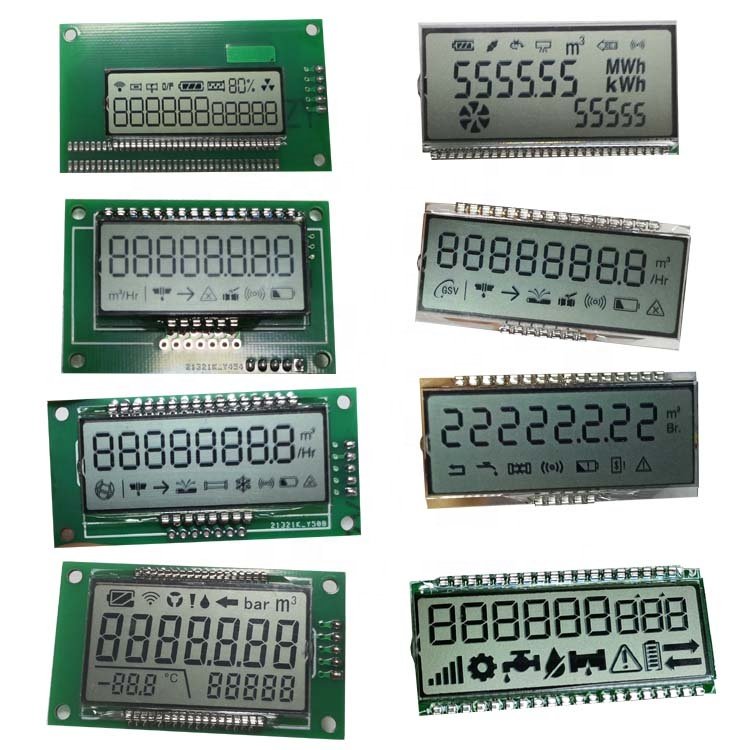 Segment Display Tn Stn Fstn Va Htn 7 Segment Glass Display Portable Lcd Digital Ph Meter Tds Ec Water Quality