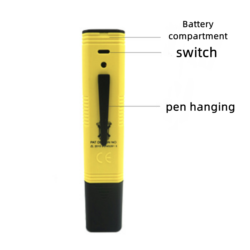 Digital wholesale ph detection pen 3 Point Calibration Pocket Pen Type Ph Meter Aquarium water quality PH test pen for lab