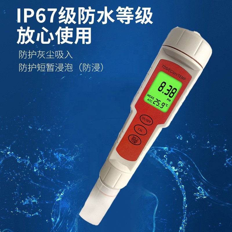4 in 1 Water ph Meter to test TDS EC TEMP