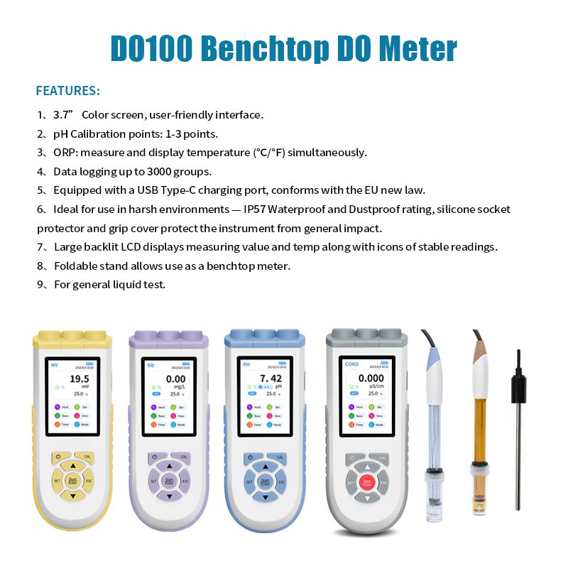 High Quality Laboratory Multiparameter Portable Meters PO10 Portable Ph/ORP Meter