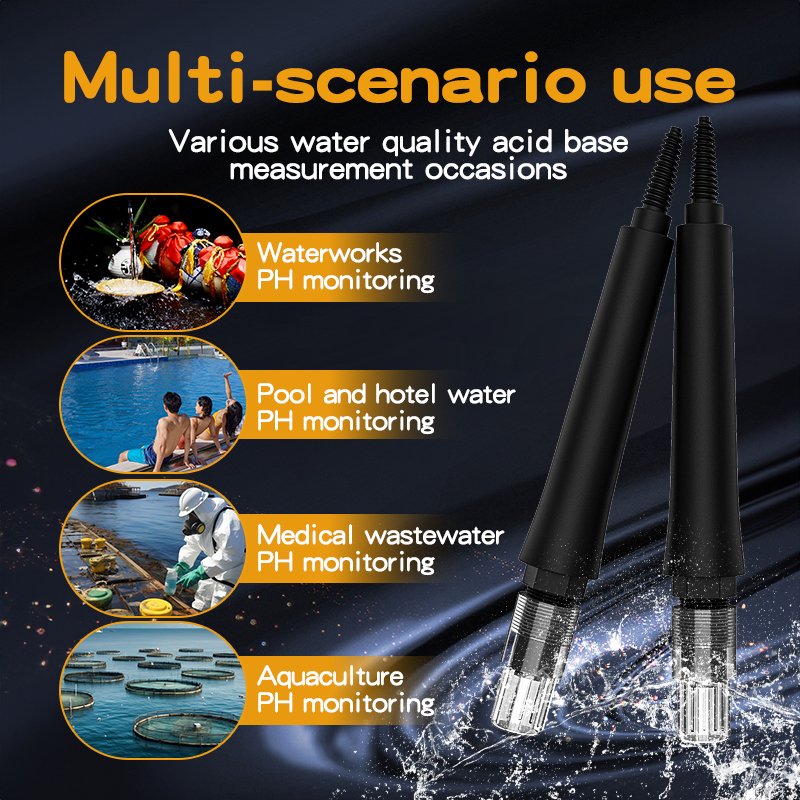 GAIMC GEC-pH485 Digital PH Sensor Water Treatment RS485 EC TDS Electrode OEM Customizable Industrial PH DO Sensor Online Price