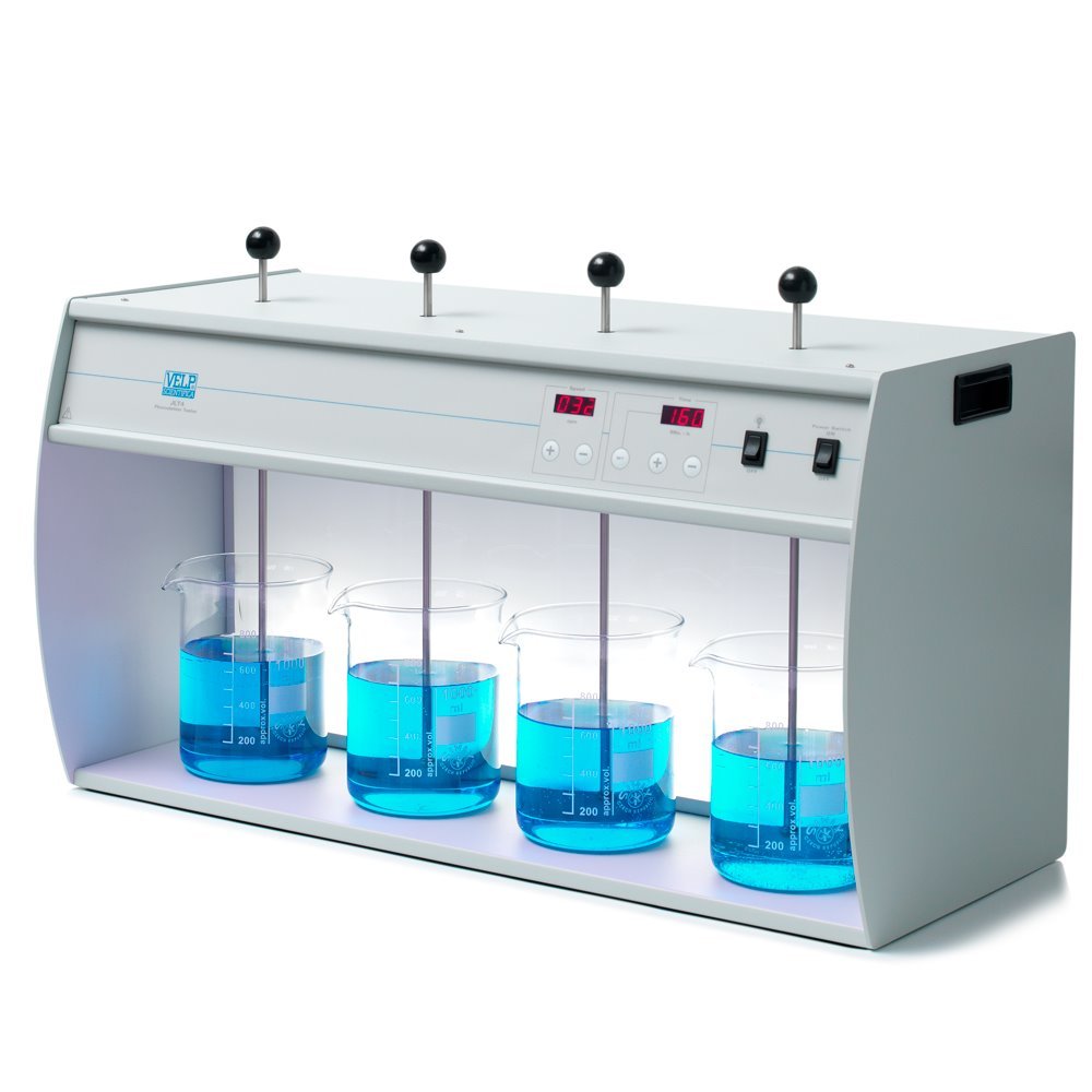 GENERAL LABORATORY EQUIPMENT WATER QUALITY TESTING JAR TEST APPARATUS 6 TEST..
