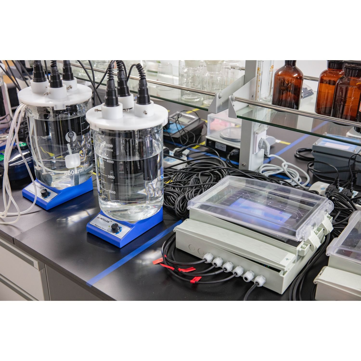 IOT system industrial ph conductivity ion ec do tds tester multi-parameter water quality meter for waste water treatment