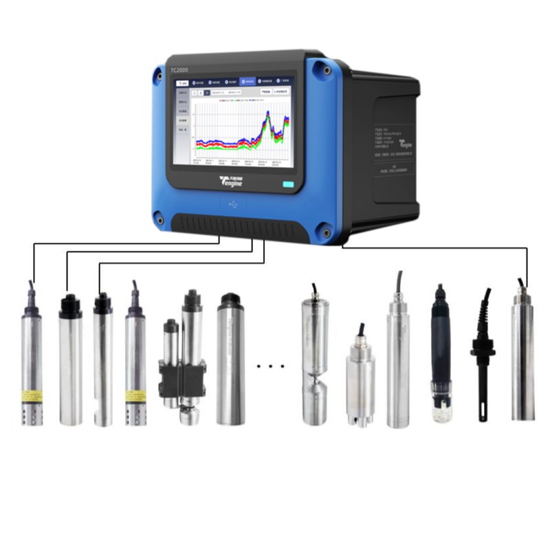 8 1 Multi-Parameter Water Quality Monitor PH Sensor Conductivity DO Turbidity EC/ORP TDS/COD Meter Customizable OEM Supported