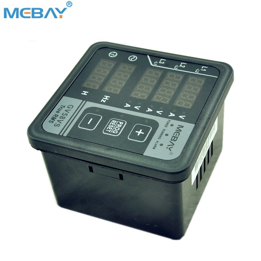 Mebay GV58VS AC Three Phase Voltage Current Watt Energy Electric Digital Power Meter