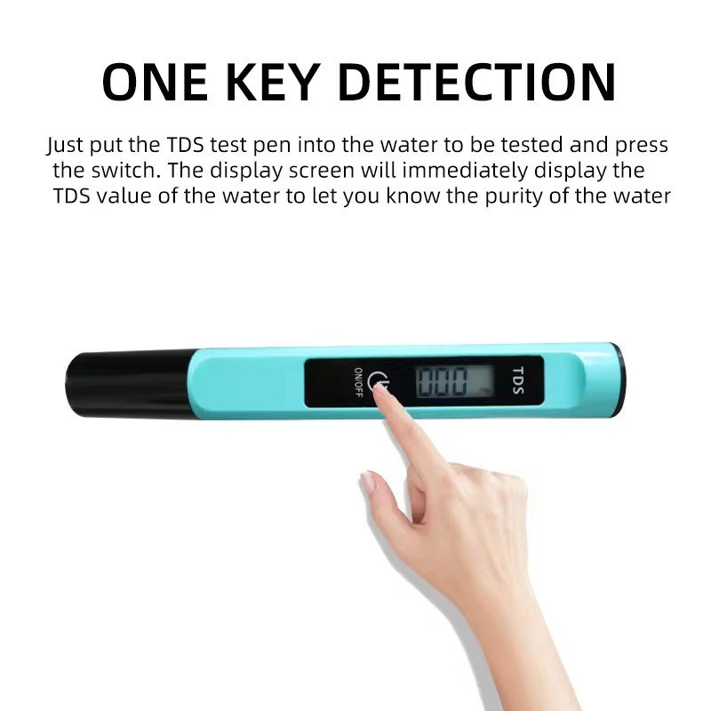Handheld Portable 0-9999 Ppm Measurement Water Tester Digital TDS Meter PH Meters for Water Quality Analysis Purity Pen Tester